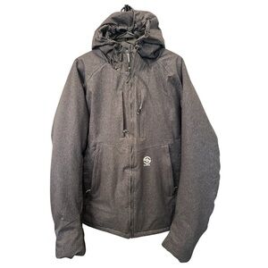 LOKI Men's Glacier Parka Packable Face Shield Built in Mittins MSRP $389